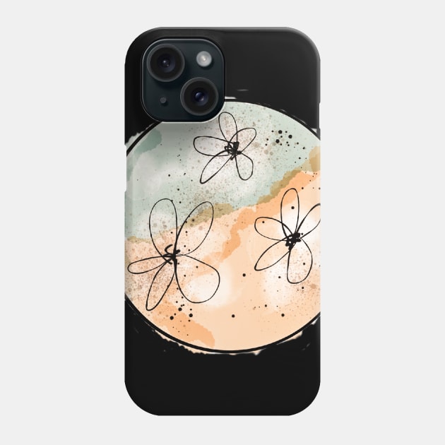 Floral splash Phone Case by JustNadia