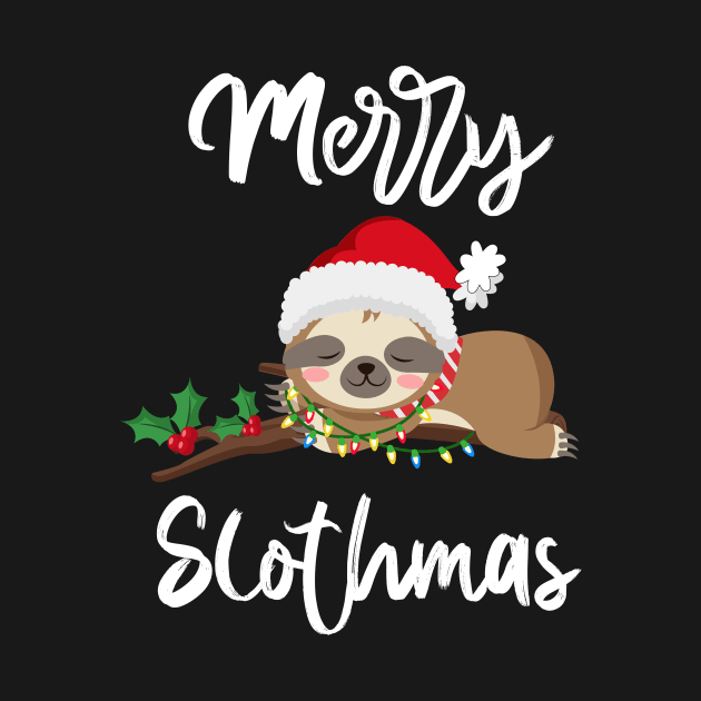 Merry Slothmas Christmas Pajama for Sloth Lovers by Charlotte123