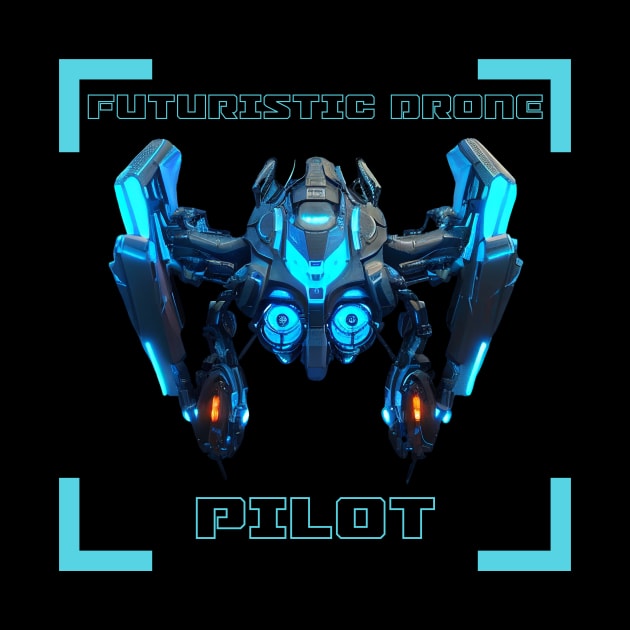 Futuristic Drone Pilot 2 by PD-Store