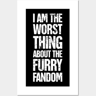 Furry Fandom Funny' Poster, picture, metal print, paint by