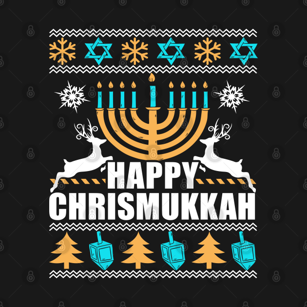 Discover Happy Chrismukkah, Funny Hanukkah Festival Gifts Shirt - Hanukkah - T-Shirt