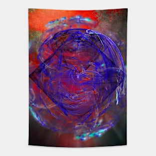 Portal to burning universe Tapestry