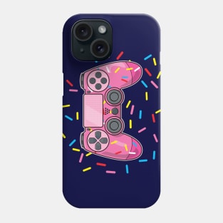 Pink Sprinkle Donut Video Game Console Controller for Gamer Phone Case