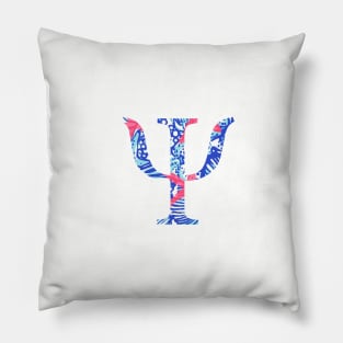 Psi Tropical Letter Pillow