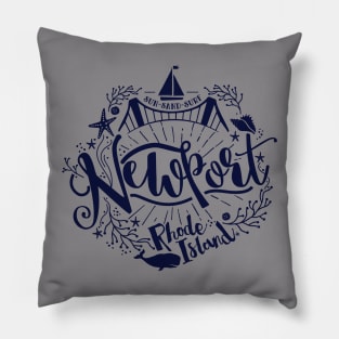 Newport Surf Design Pillow