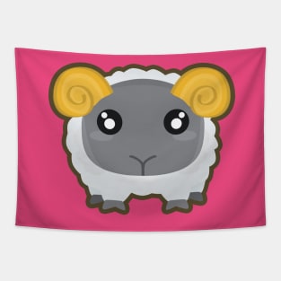 Kawaii Sheep Tapestry