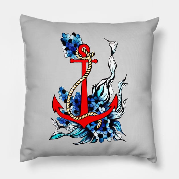 Anchor Pillow by Alla_LSK