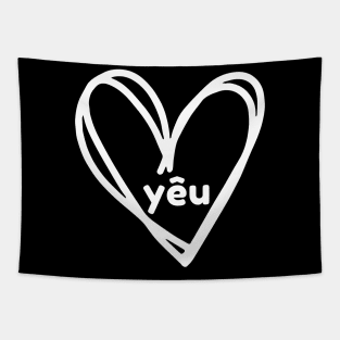 Yeu, Love, Valentine's Day, Vietnamese Tapestry