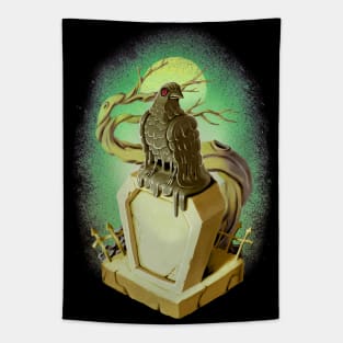 Night Crow Tapestry