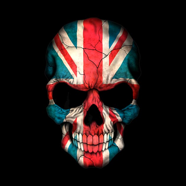 British Flag Skull UK by Demon Skull