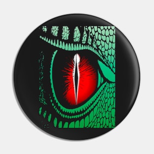 Red Dragons Eye Design Pin