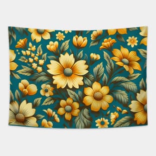 Yellow Flowers Tapestry