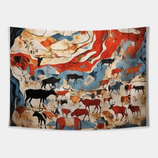 Lascaux Cave France Vintage Poster Tourism Tapestry