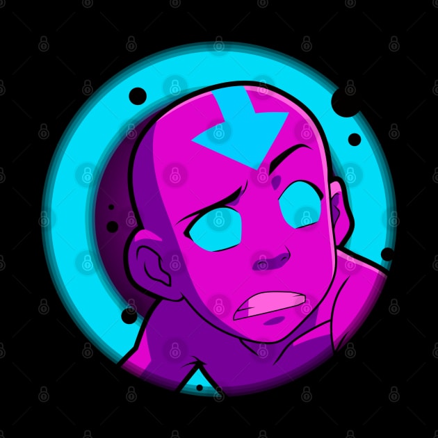 Aang Neon by tovuyovi.art