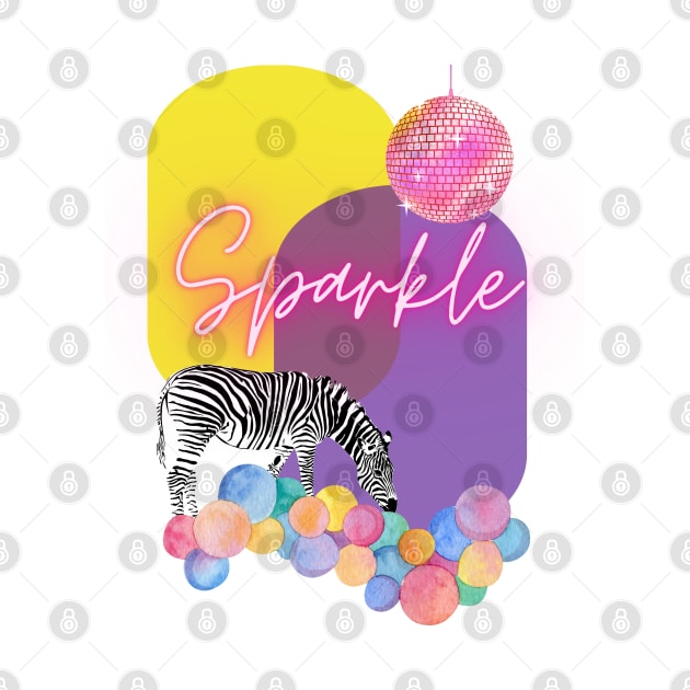 sparkle up your life - zebra by PrintsHessin