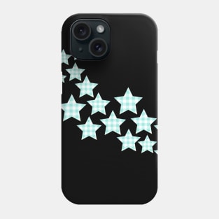 Green Gingham Stars Phone Case