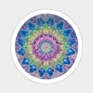 Tie Dye mandala hippie boho deadhead phish festivals grateful dead company Magnet