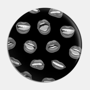 Lips black Pin