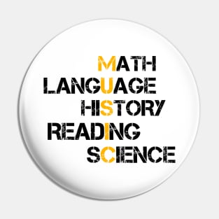 Music - math language history reading science Pin