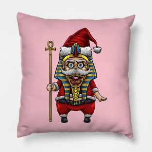 Monster santa claus ( pharaoh ) Pillow