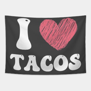 i love tacos Tapestry