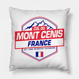 Col du Mont Cenis Cycling France Pillow