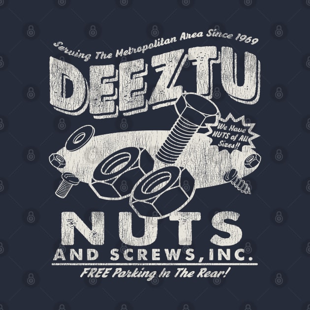 Deeztu Nuts And Screw Co. Worn Dks by Alema Art