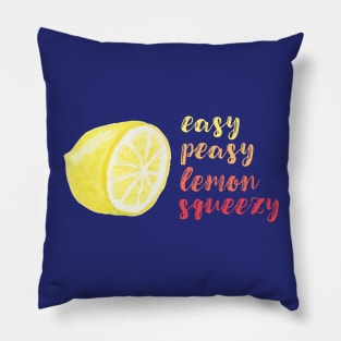 Easy Peasy Lemon Squeezy Pillow