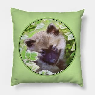 Keeshond Puppy (Brutus) Pillow