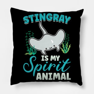 Stingray is my spirit animal Pillow