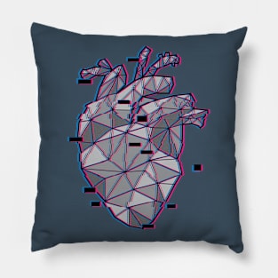 My Heart Just Glitched Pillow
