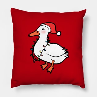 Ducky Christmas Pillow