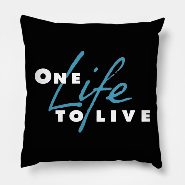 One Life To Live Retro TV Show Logo Pillow by HDC Designs