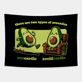 Avocado Tired Exercise - Funny Food Gift Tapestry