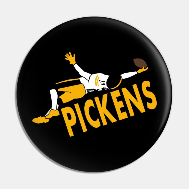 Pickens 14, Pittsburgh Steel City Football Pin by FanSwagUnltd