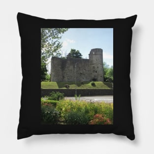 Strathaven Castle, Scotland Pillow