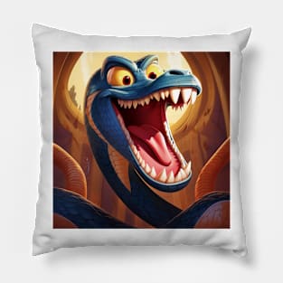 Cartoon Snake 3 Pillow