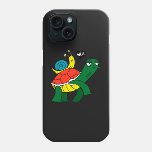 Snail in Turtle Phone Case