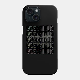 Wakefield Name Pattern Phone Case