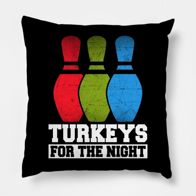 Abstract Turkeys Bowling Artwork Pillow by star trek fanart and more