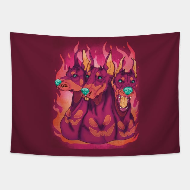 Hellhound Tapestry by FriendlyChaos&Co