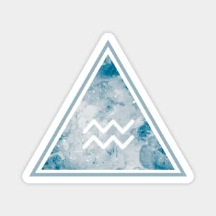 Desaturated Aquarius Magnet