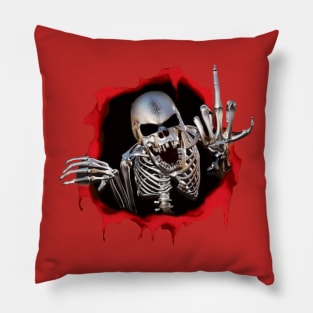 Skeleton Pillow