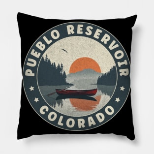 Pueblo Reservoir Colorado Sunset Pillow