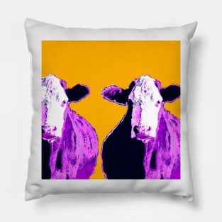 Purple Cow Pillow
