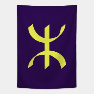 Yellow TIFINAGH - Berber Tifinagh - Amazigh Tifinagh Tapestry