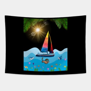 Snorkeling water adventure Tapestry