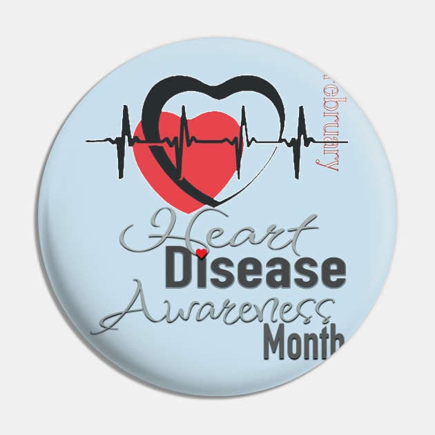 Heart disease awareness month Pin by TeeText