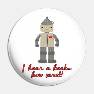 Tin Man Heart Beat Pin