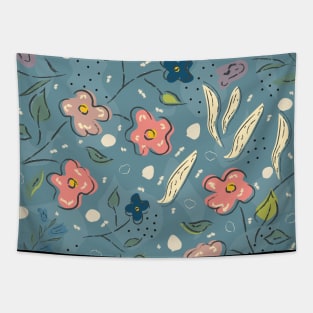 Floral Pattern Tapestry